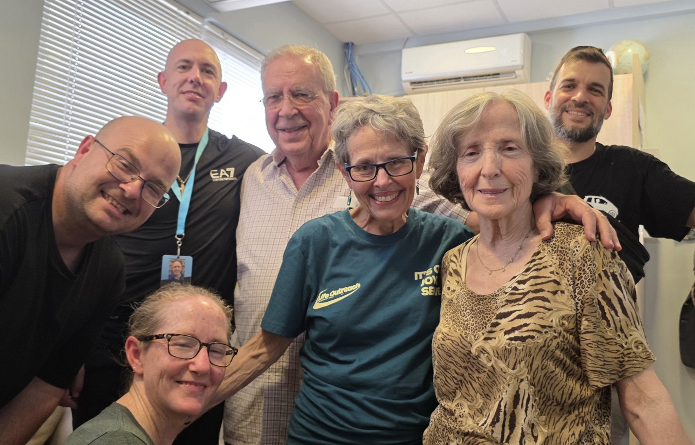Sofia and Nikos of Hellenic Ministries with members of the Hope Sojourns team